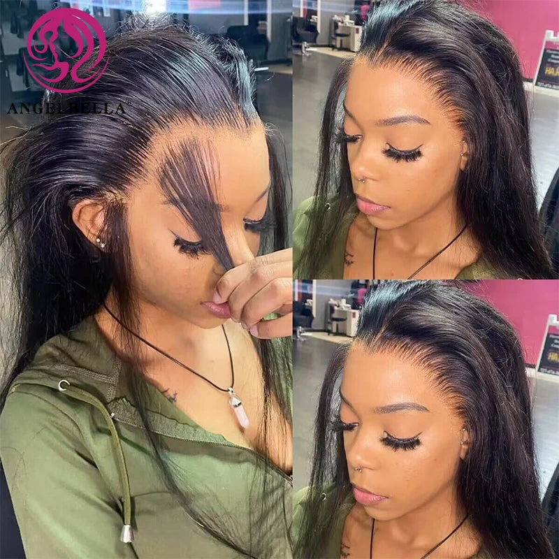 13X4 Human Hair Transparent Swiss Lace Frontal Wig, Wholesale Virgin Raw Vietnamese Human Hair Wig Glueless HD Lace Frontal Wigs