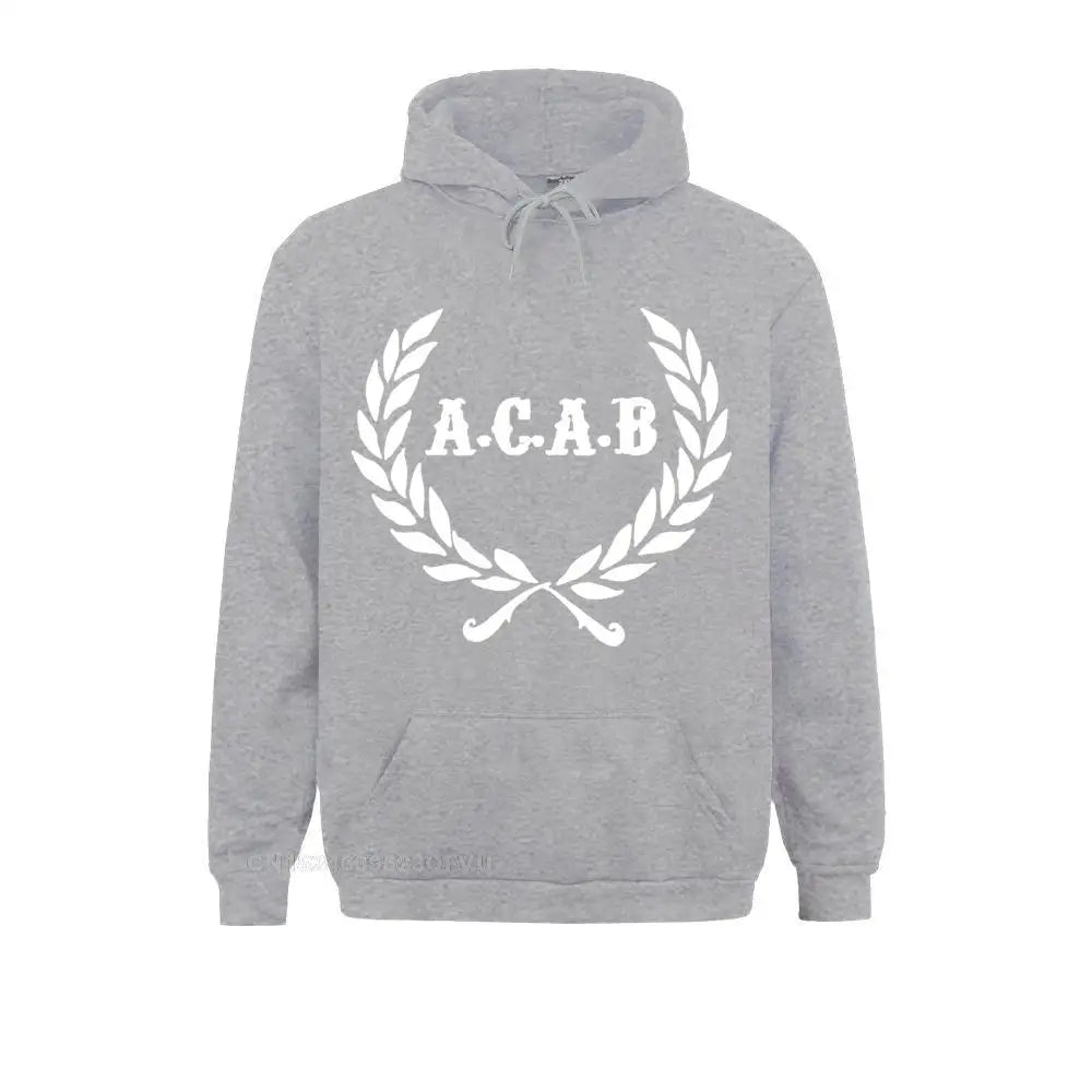 Mens Acab Pullover Hoodie A C A B Football Acab Soccer Hoodie Men Print Pullover Hoodie Cotton Funny Beach Kawaii Clothes