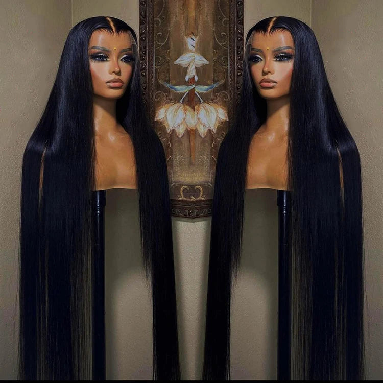 Wholesale Glueless Lace Frontal Natural Straight Human Hair Wig 13x4 Hd Lace Front Wigs for Black Women