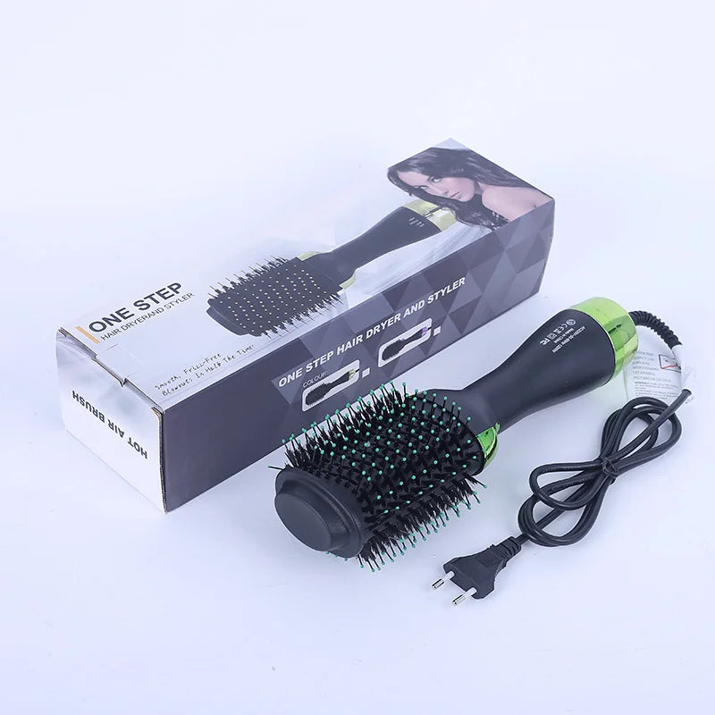 Multi Hair Styler Negative Ion Hot Air Brush Diffuser Women Brush Detachable 2in1 Hair Blow Dryer Brush