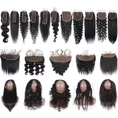 13X4 Human Hair Transparent Swiss Lace Frontal Wig, Wholesale Virgin Raw Vietnamese Human Hair Wig Glueless HD Lace Frontal Wigs