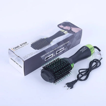 Detachable Hair Dryer Hot Air Brush Diffuser Multi Hair Styler Negative Ion Women Brush 2in1 Blowout Brush