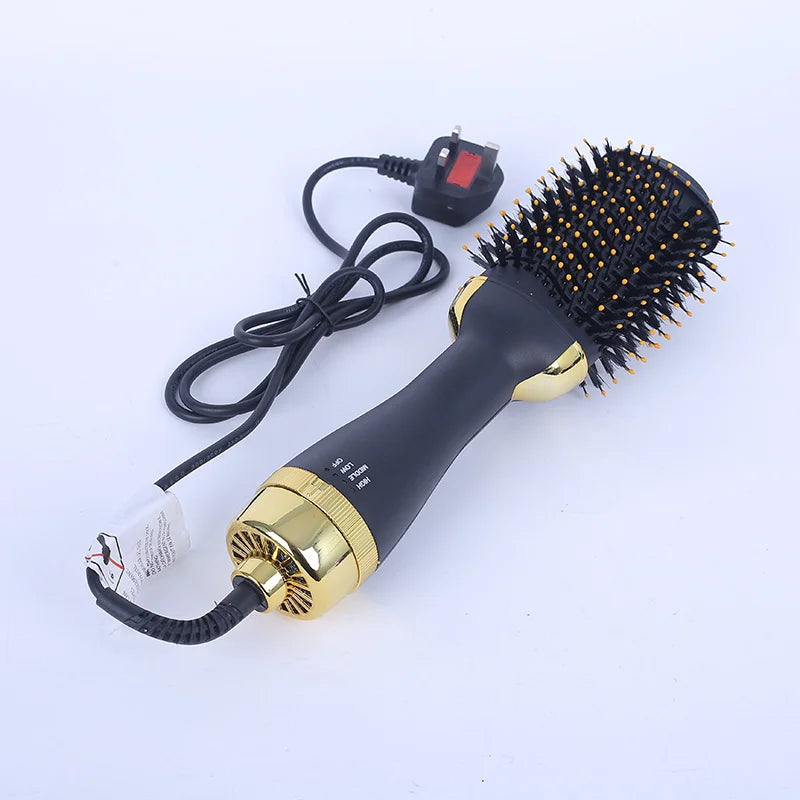 Multi Hair Styler Negative Ion Hot Air Brush Diffuser Women Brush Detachable 2in1 Hair Blow Dryer Brush