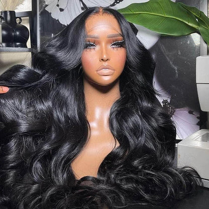 Natural Body Wave 13x4 HD 30 32 Inch Lace Front Human Hair 200 Density 13x6 Transparent Lace Frontal Wig Brazilian for Women