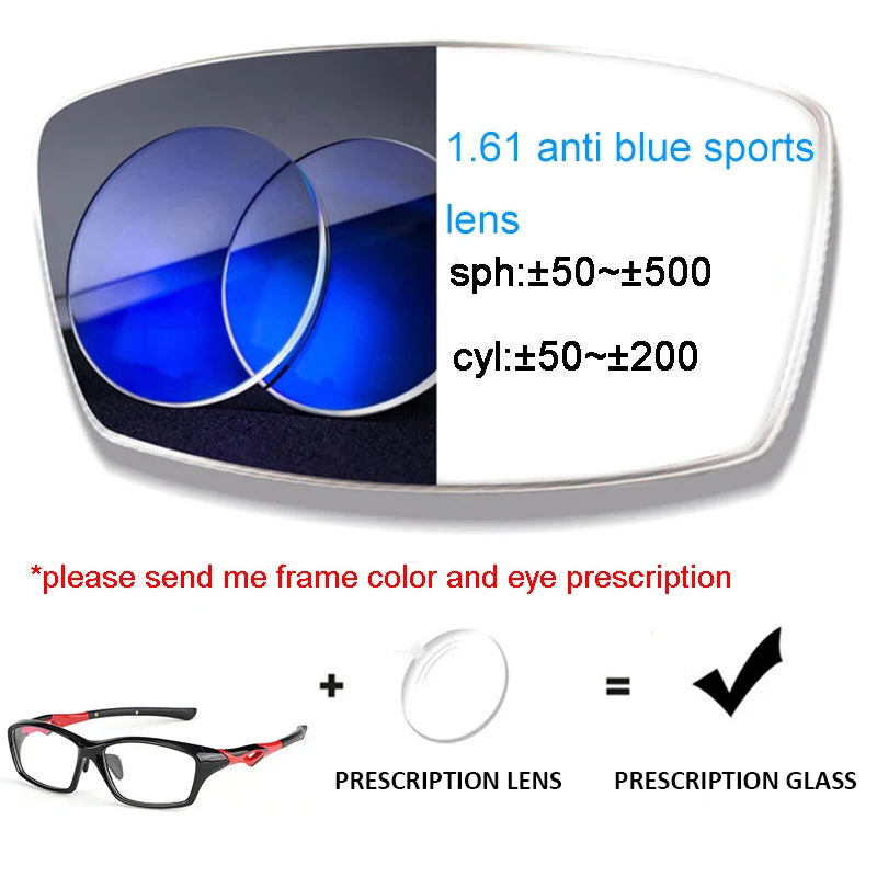 Progressive Prescription Running Glasses Sports Glasses Football Basketball Eyeglasses Photochromic Lens