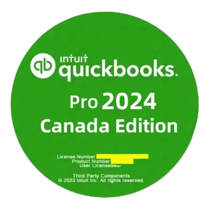 24H/7D QuickBooks Pro 2024 Canada Edition for W 10 11 Desktop Lifetime Financial Accounting Software Freeshipping in Stock