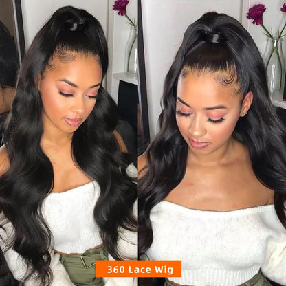 Wholesale HD Brazilian Hair Wig Human Hair 360 13x6 Transparent Lace Frontal Wigs Vendor Full Lace Wig With Baby Hair for Women