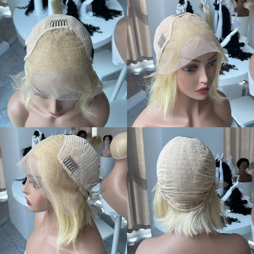 Brazilian for Wigs 100% Virgin Human Hair 13x4 Transparent French Lace Long Wigs for Black Women