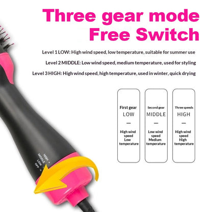 Factory Sale 4 in 1 Salon Ionic Hair Styling Tools  Straightener Blow Dryer One Step Dryer & Volumizing Hot Air Brush