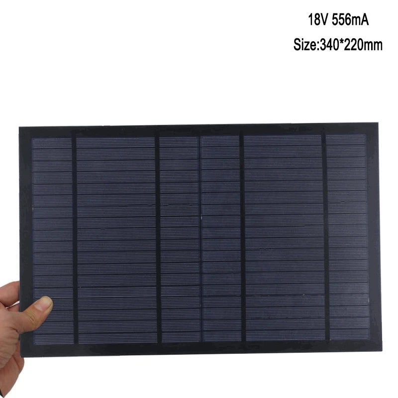 Solar Panel 6V 9V 18V Mini Solar System DIY For Battery Cell Phone Chargers Portable 2W 3W 4.5W 6W 10W 20W Solar Cell