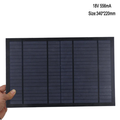 Solar Panel 6V 9V 18V Mini Solar System DIY For Battery Cell Phone Chargers Portable 2W 3W 4.5W 6W 10W 20W Solar Cell