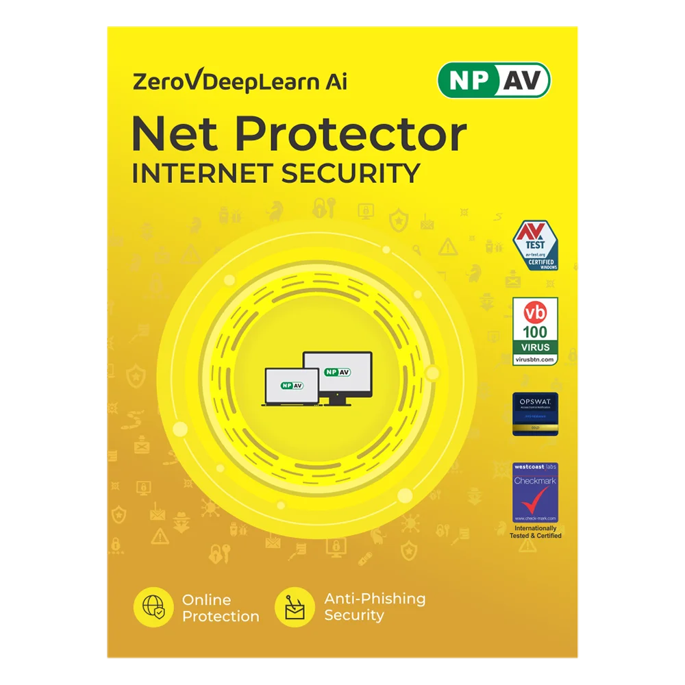 Net Protector Internet Security 2026 1 User 1 Year Secure Browsing Software with Ai Powered Protection Safe Banking Shopping