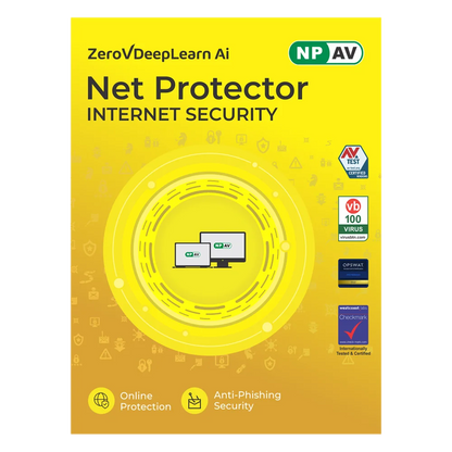 Net Protector Internet Security 2026 1 User 1 Year Secure Browsing Software with Ai Powered Protection Safe Banking Shopping