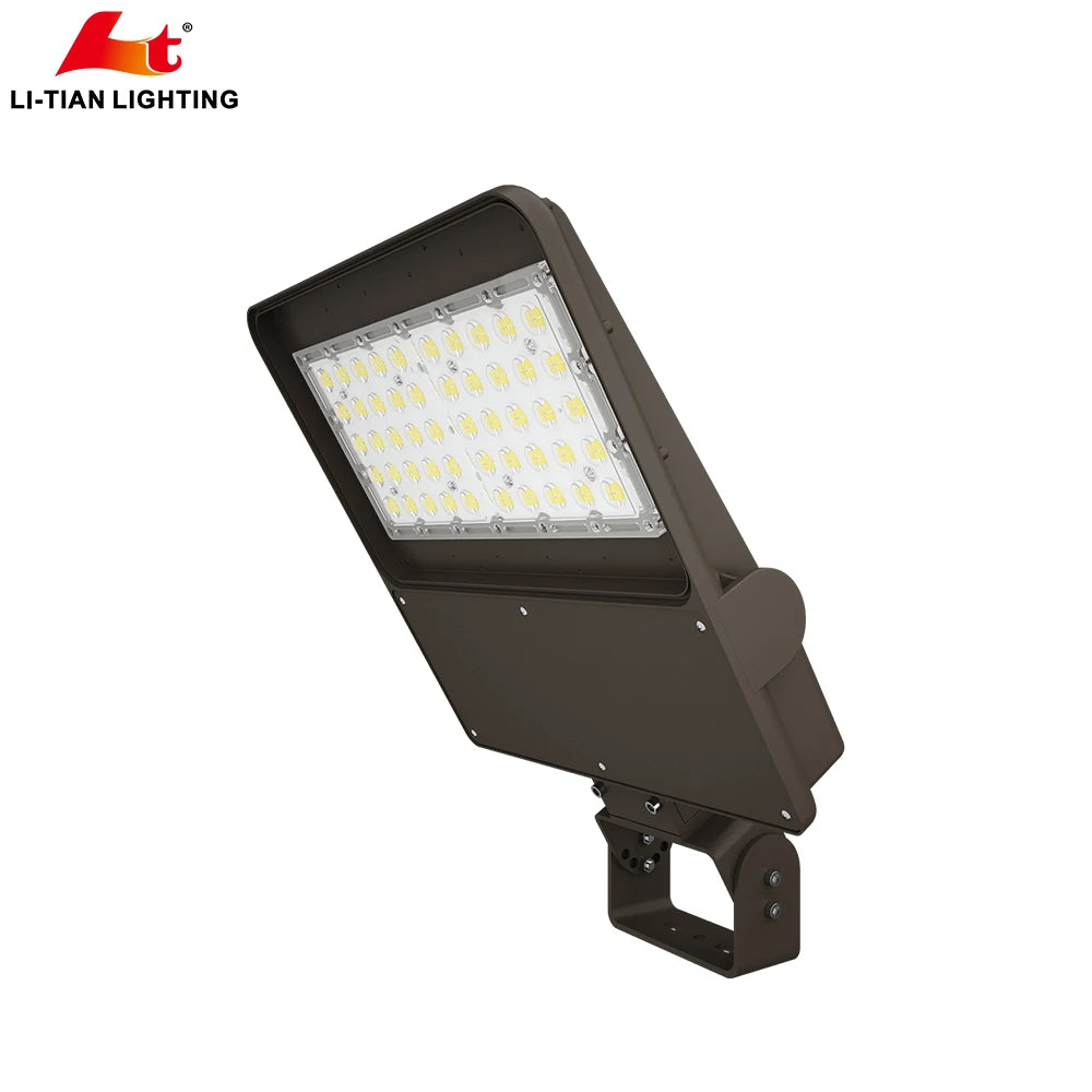 200W Outdoor LED Flood Light High-Efficiency Parking Lot Lighting Fixture with 150lm/w Area Flood Light