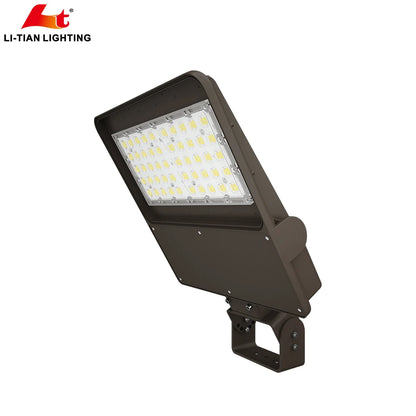 200W Outdoor LED Flood Light High-Efficiency Parking Lot Lighting Fixture with 150lm/w Area Flood Light
