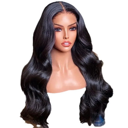 European American Fashion Small Transparent Lace Front Curly Wig High Temperature Fiber Long Curly Hair Bangs Cross-Border for