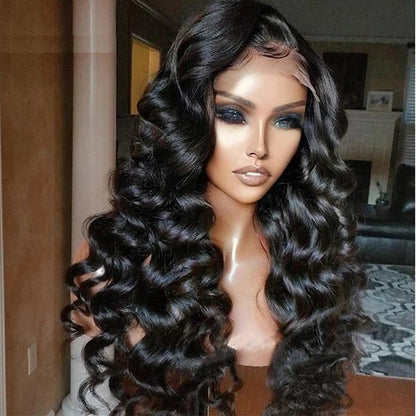 Natural Body Wave 13x4 HD 30 32 Inch Lace Front Human Hair 200 Density 13x6 Transparent Lace Frontal Wig Brazilian for Women