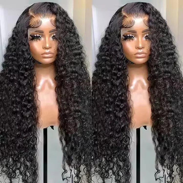 13X4 Human Hair Transparent Swiss Lace Frontal Wig, Wholesale Virgin Raw Vietnamese Human Hair Wig Glueless HD Lace Frontal Wigs