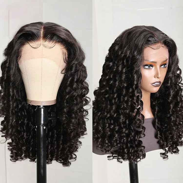 10A Raw Indian Hair Lace Frontal Human Hair Wigs,Glueless Full HD Lace Wigs Human Hair Lace Front,Body Wave Wigs for Black Women