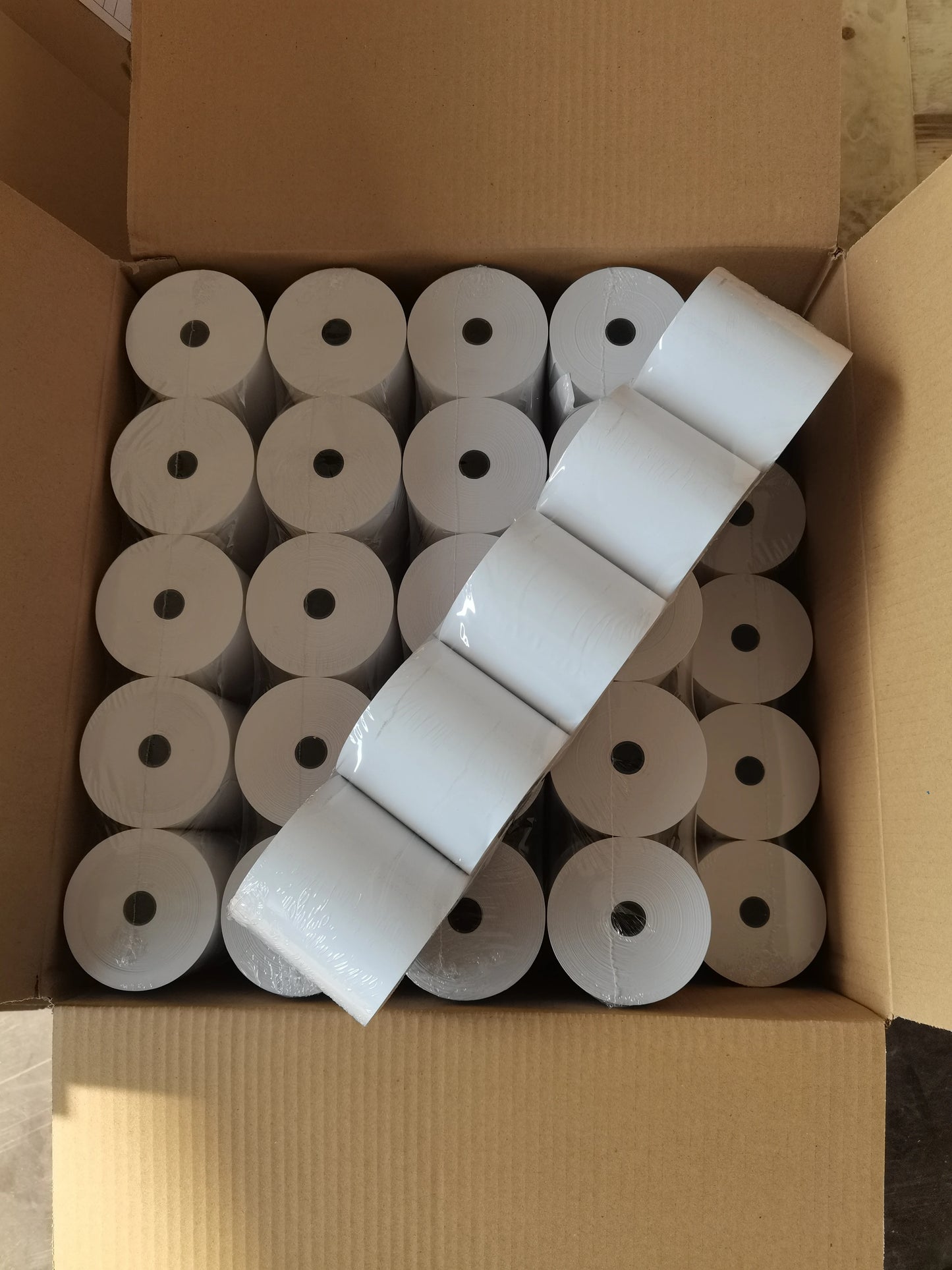 50rolls /box Thermal Paper Rolls 80x70mm  Thermal Printer Paper Roll Made in China