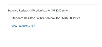 Hioki SR-2 Standard Resistor Calibration Box for SM 8200 Series