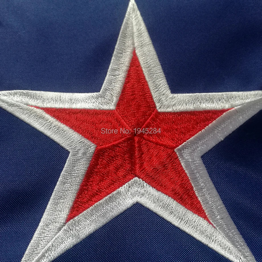 Embroidered Sewn New Zealand Flag New Zealander National Flag World Country Flag Banner Oxford Fabric Nylon 3x5ft
