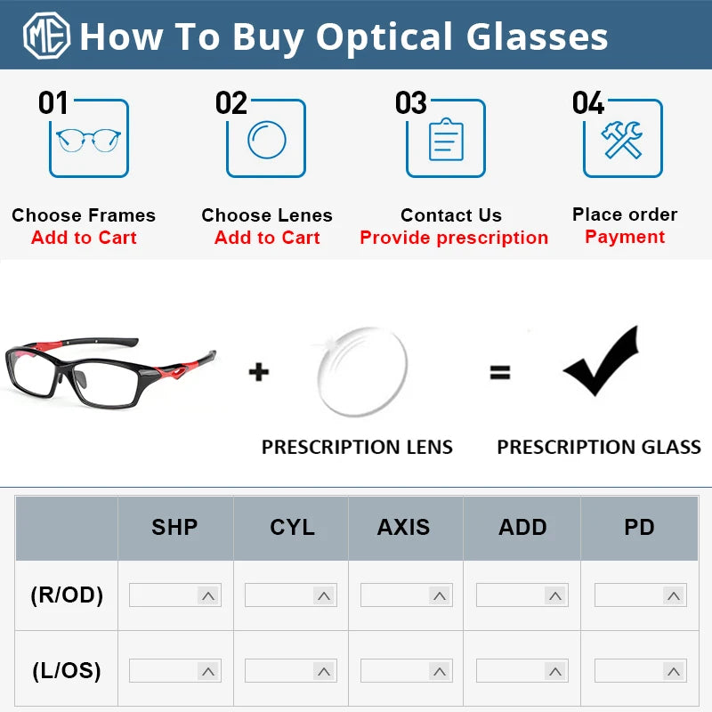 Progressive Prescription Running Glasses Sports Glasses Football Basketball Eyeglasses Photochromic Lens