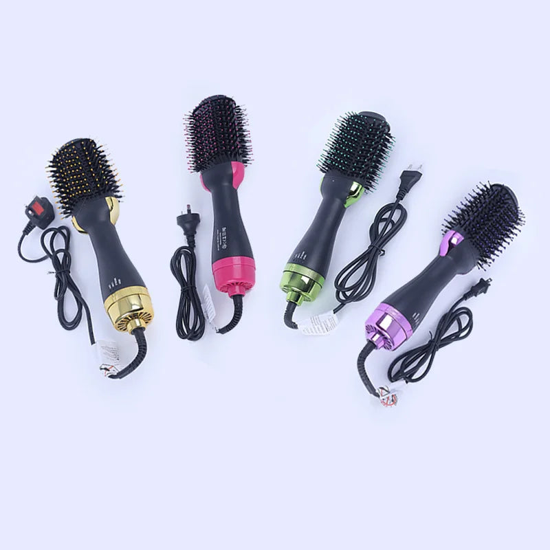 Diffuser Detachable Hot Air Brush Multi Hair Styler Negative Ion Women Brush 2in1 Hair Blow Dryer Brush