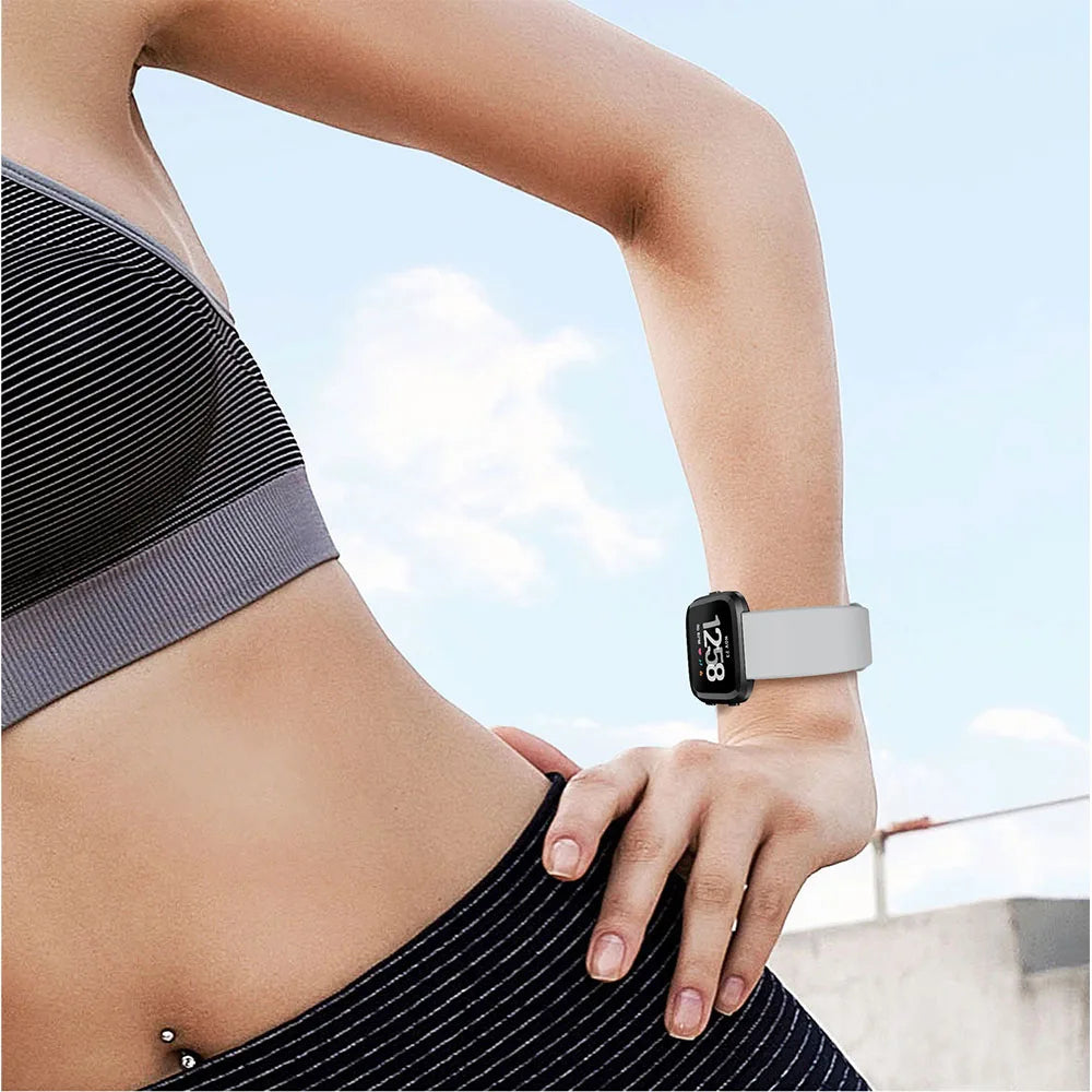 22mm Soft Silicone strap band for Fitbit Versa Watch Replacement Accessories Bracelet Wristband for Fitbit Versa Watchband bands