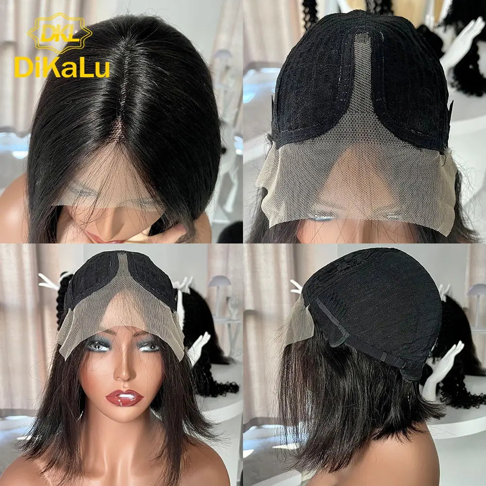 Brazilian for Wigs 100% Virgin Human Hair 13x4 Transparent French Lace Long Wigs for Black Women