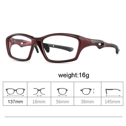 Progressive Prescription Running Glasses Sports Glasses Football Basketball Eyeglasses Photochromic Lens