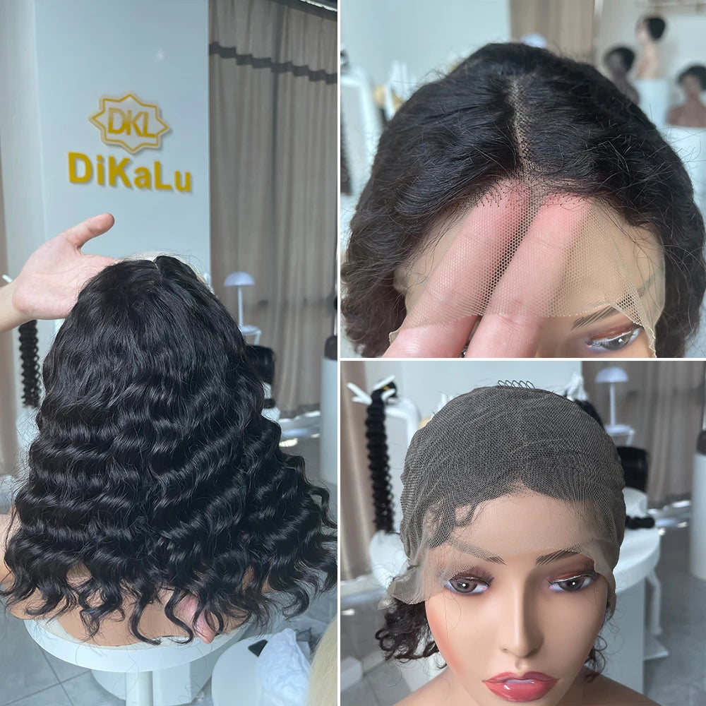 Brazilian for Wigs 100% Virgin Human Hair 13x4 Transparent French Lace Long Wigs for Black Women