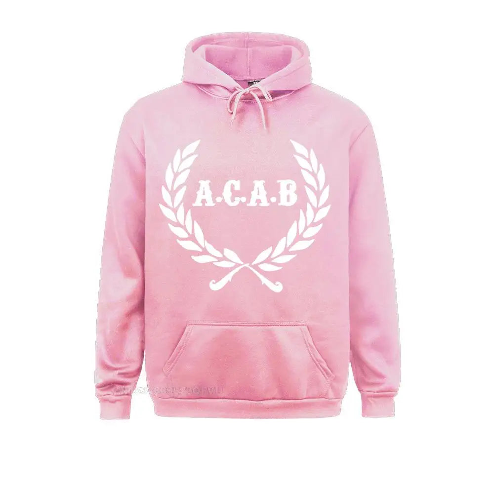 Mens Acab Pullover Hoodie A C A B Football Acab Soccer Hoodie Men Print Pullover Hoodie Cotton Funny Beach Kawaii Clothes