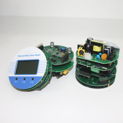 Digital LCD Dipaly Thermal Gas Mass Flow Meter Circuit Board Thermal Gas Mass Flowmeter Circuit Natural Gas Flowmeter