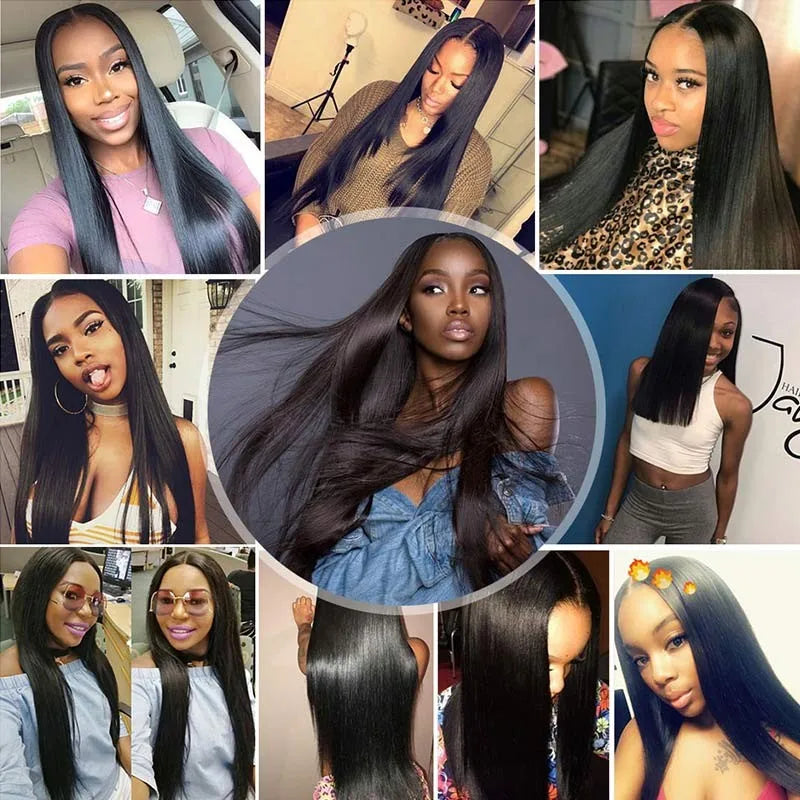 Wholesale Glueless Lace Frontal Natural Straight Human Hair Wig 13x4 Hd Lace Front Wigs for Black Women