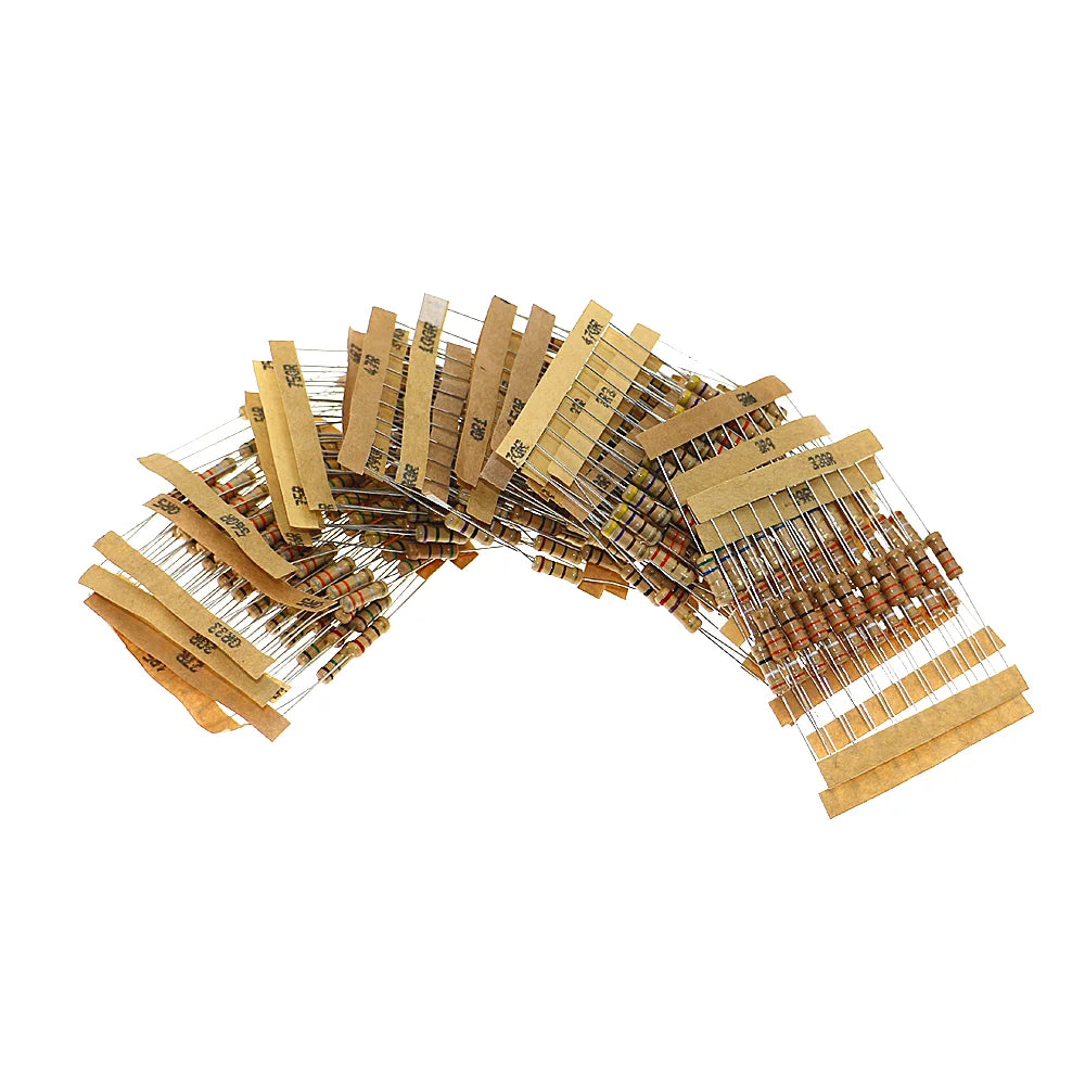 300pcs Resistor Kit 1W 5% 30values X 10pcs Carbon Film Resistance 0.1-750 ohm Set