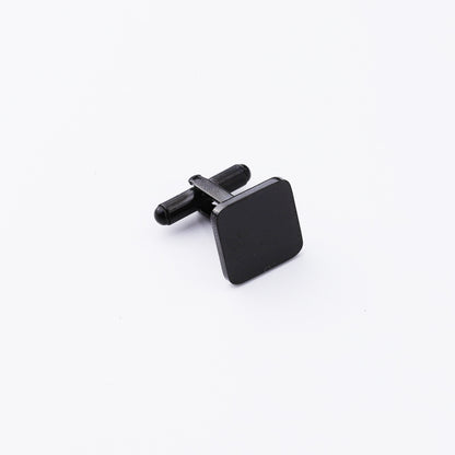 European and American Hot-Selling French-Style Stainless Steel Suit Cufflinks DIY Square Customizable Engraving Cufflinks Jewelry Accessories