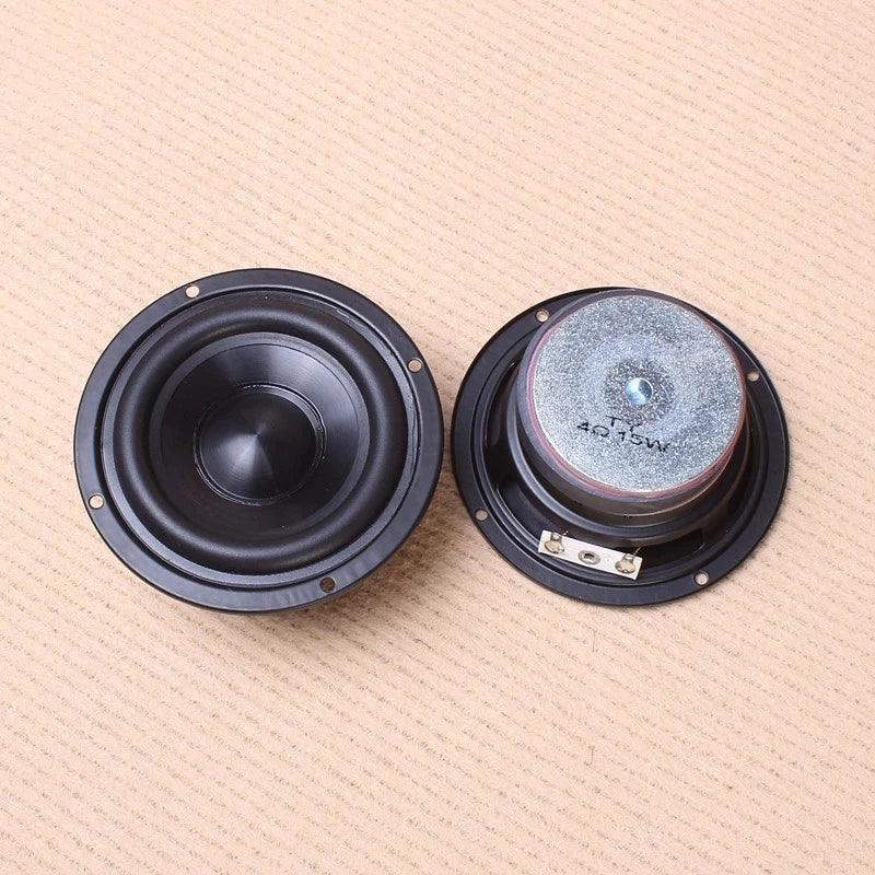 SOTAMIA 2Pcs 3 Inch Midrange Bass Full Range Speakers 4 Ohm 15W PP Cone Waterproof Speaker Hifi Music Home Theater Loudspeaker