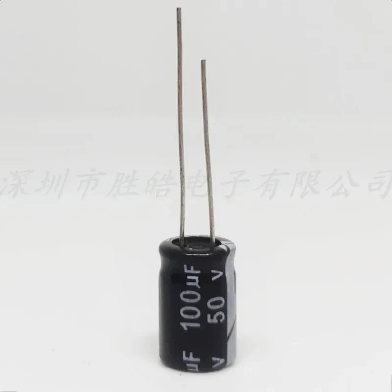（50PCS）  50V100UF   Volume：8x12mm   High Quality  50V100UF   Aluminum Electrolytic Capacitors