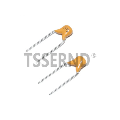 100pcs Monolithic Capacitor 101 102 103 104 105 220 330 50V 100PF 1NF 10NF 0.1UF 22PF 33PF Multilayer Ceramic Capacitors