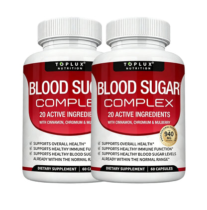 Premium Blood Sugar Complex Supplement Supports Healthy Blood Sugar Levels Already Within Normal Range 60 Blood Sugar Capsules