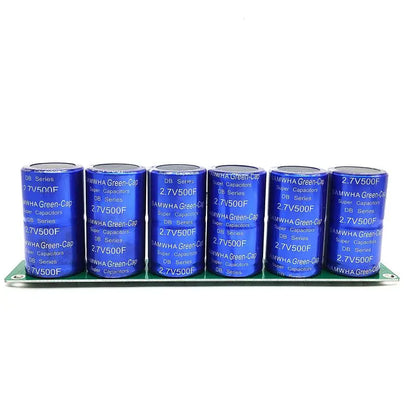 Farad Capacitor 2.7V 500F 6 Pcs/1 Set Super Capacitance With Protection Board Automotive Capacitors