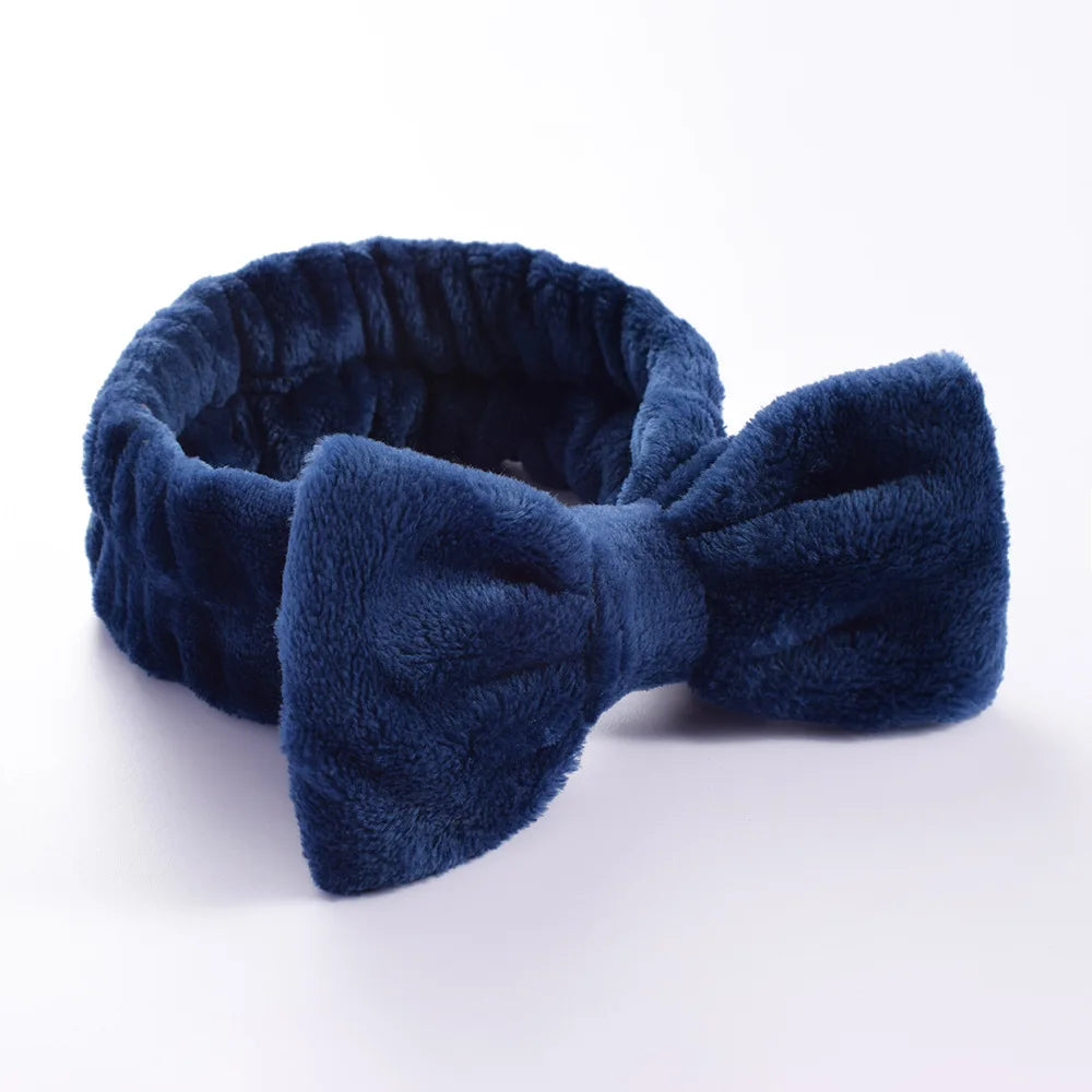 1/2/3Pcs Face Wash Absorbent Wristband Headband Hair Accessories Set Women Girls Coral Fleece Hair Bands Cuff Waterproof Bands