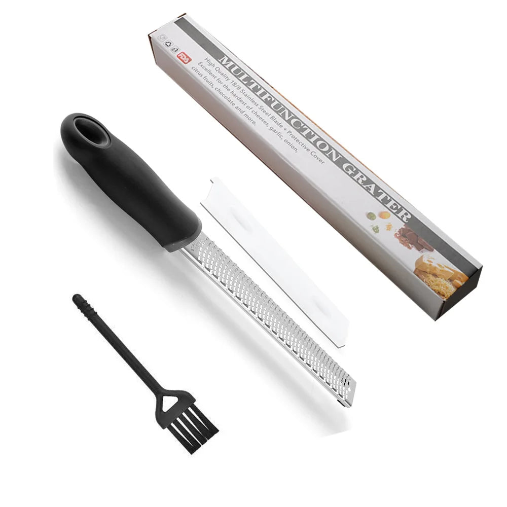Stainless Steel Fruit Cheese Grater, Chocolate Lemon Peel Cheese Shavings Grater, Scraper, Kitchen Tool