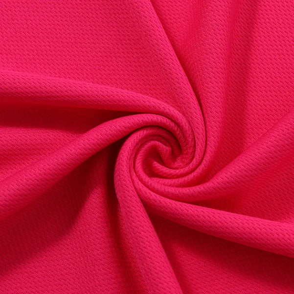 Bird Eye Quick Dry Sport Training Jersey Fabric Moisture Wicking Breathable Mesh Short Sleeve Athletic Shirt Clothing Material