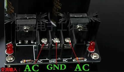 Finished board 8 capacitors 100V15000UF solderable Schottky rectifier filter power supply board audio amplifier