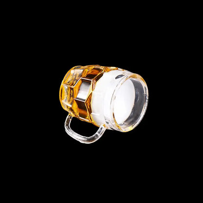 Furniture  Dollhouse Accessories Dollhouse Miniature Beer Cup Miniature Scene Model Mini Lemon Cup Drinks  Mini Beer Mug