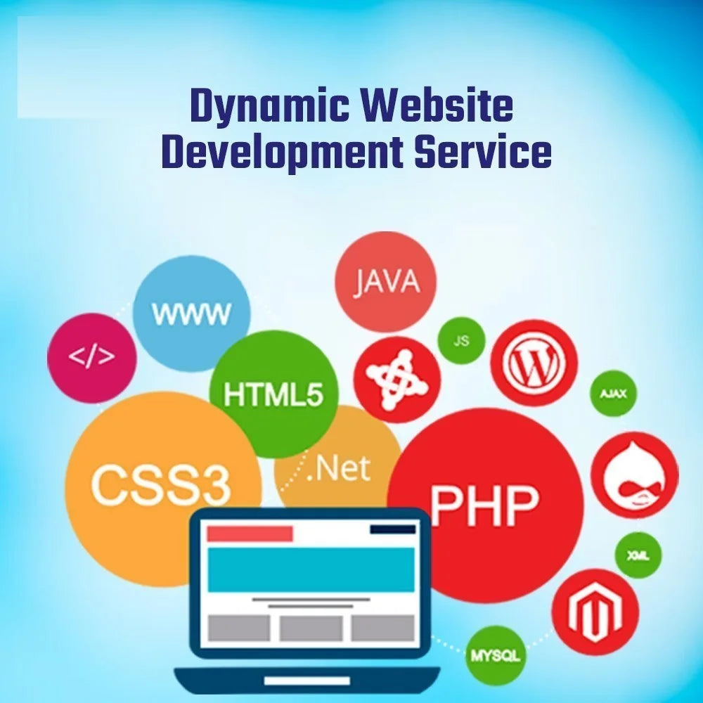 High Quality Fast Loading And 99.9% Uptime Service Dynamic Website Services Custom CMS Online Store Setup Software