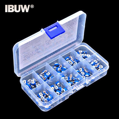 10Values 500R-200K 100PCS RM063 Variable Resistor KIT 1K 10K 100K 1M 2K 20K 200K 5K 50K 500R
