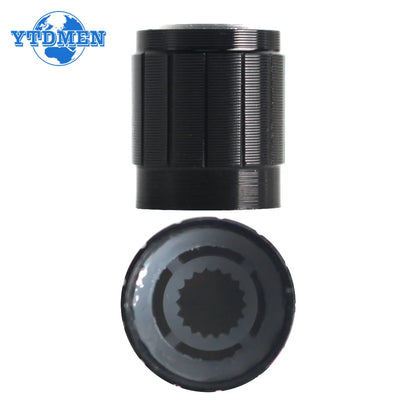5 Set WH148 Linear Taper Rotary Potentiometer Resistor 15mm 3pin 1K 2K 5K 10K 20K 50K 100K 250K 1M with Black Aluminum Knob Kit